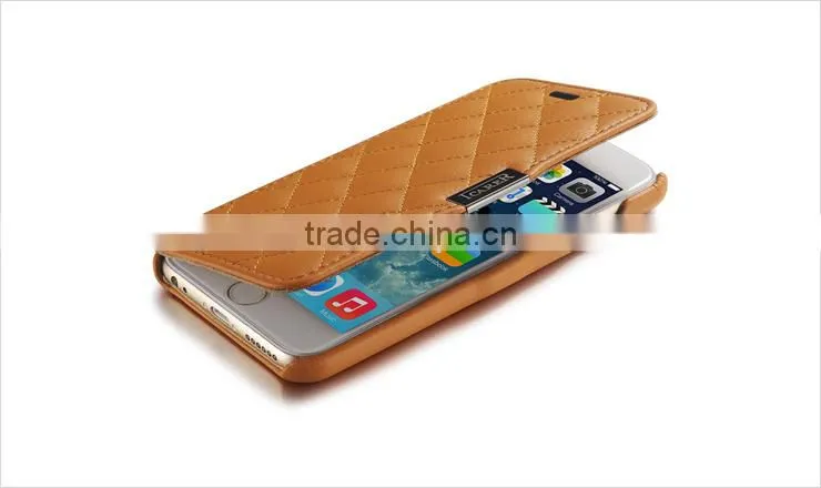 for iphone6 cases with checked design made of microfibre