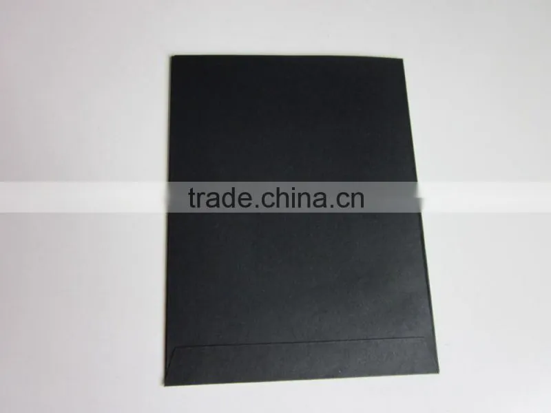 black rigid envelope