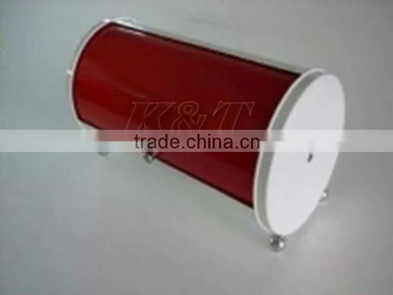 Attractive fashion red stainless steel storage box for bread