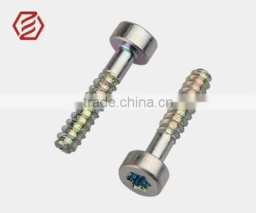 Graden Tool Zine Plated Steel Fillster Head Partail or Coarse Thread Tapping Screw