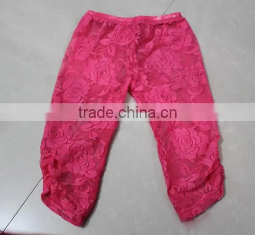 Wholesale cute baby lace legging