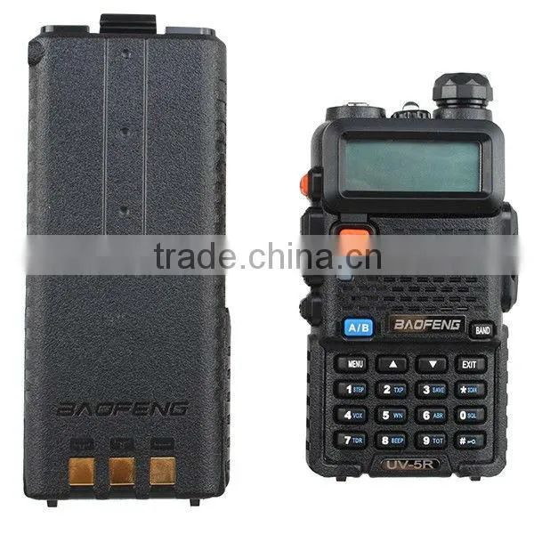 Two Way Radio BAOFENG UV 5R VHF&UHF 136-174 / 400-520 Mhz Dual Band with 3800 mAh li-ion battery Ham Radio