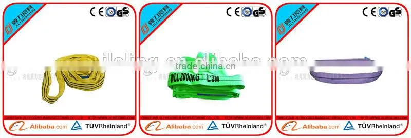 1T safety polyester webbing /webbing sling/round webbing sling with CE&GS