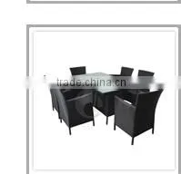Deluxe Garden Rattan Furniture Sets of 7PCS