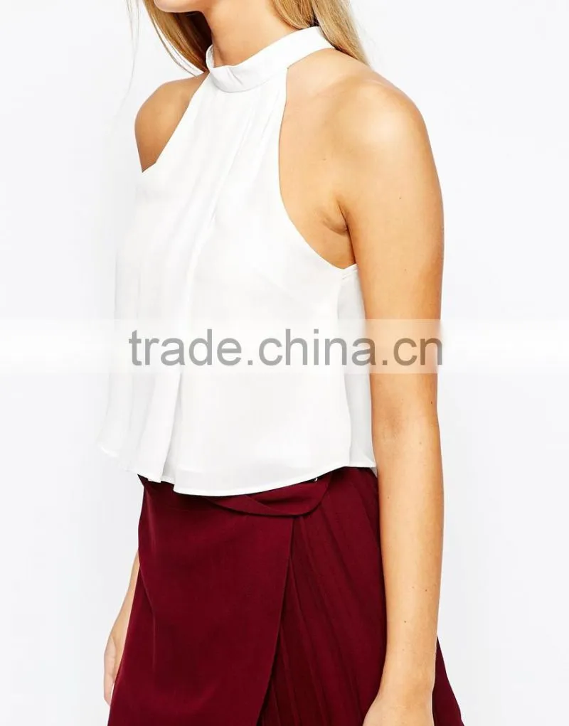2016 Fashion Union Turtle Neck Halter Top Fashion apparel tops for women