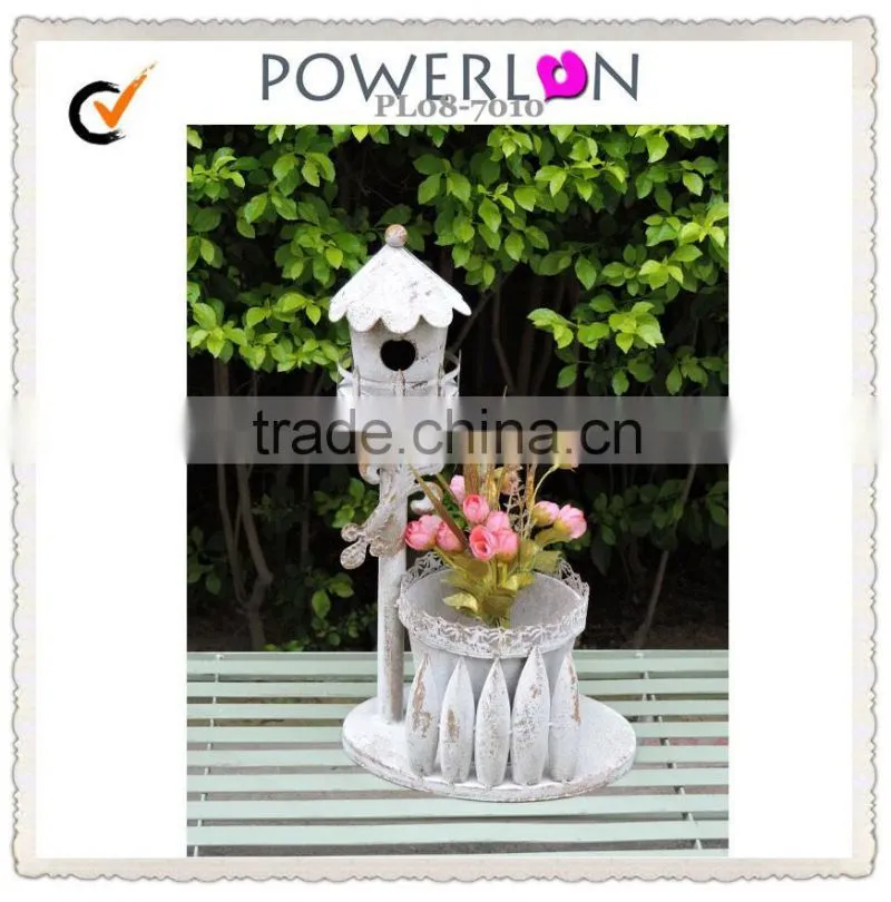 Mkono Self Watering Planter Watering Plant Pots wrought iron Home Decor Flower Pots
