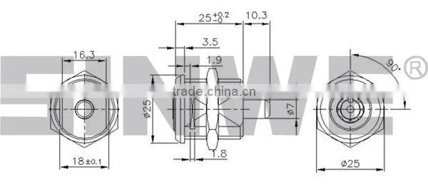 high security tubular lock cylinder push locks for the lock
