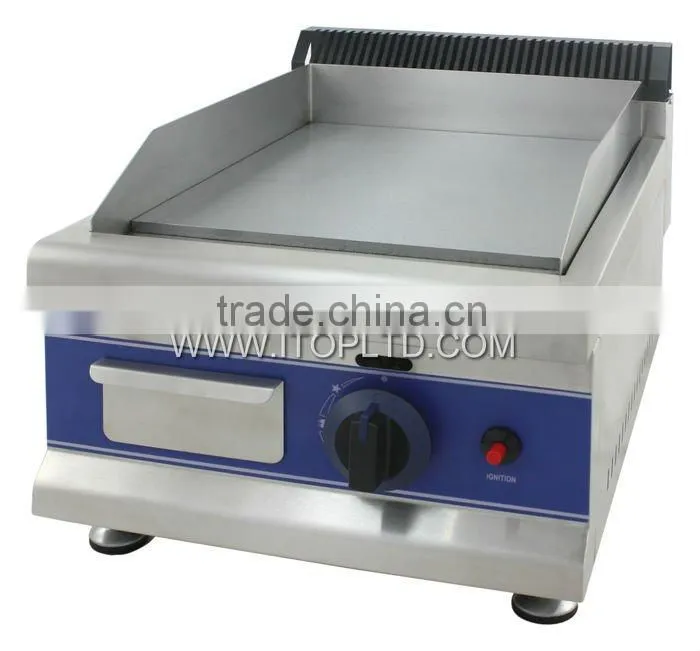 gas griddle with CE commercial induction griddle
