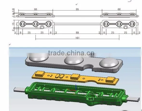 12V 1.2W samsung led module SMD5630 LED module with CE RoHS