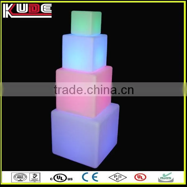 illuminated led cubes chair
