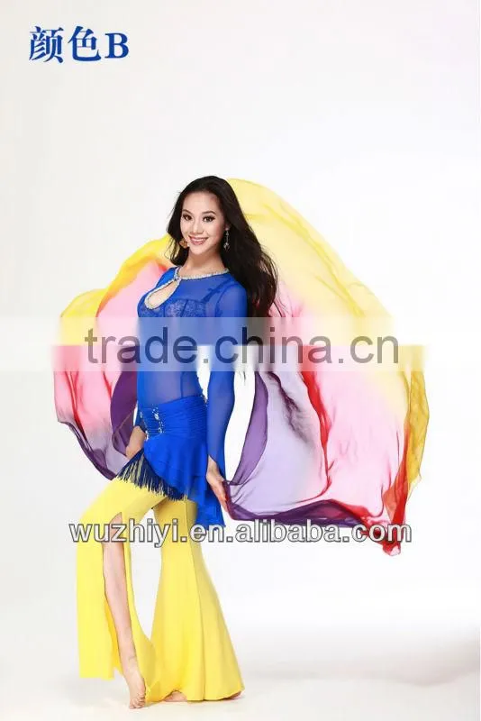Hot Belly Dancing Veil, New Real Silk Sexy India Belly Dance scarf,Performance Dress Scarf Veil (SJ003)