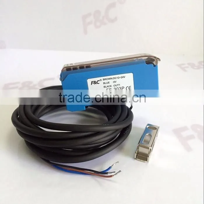 F&C most competitive price digital display fiber optic sensor amplifier