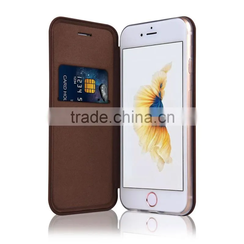 C&T Premium Stand Credit Card Holder Wallet Folio Case for Apple iPhone 7