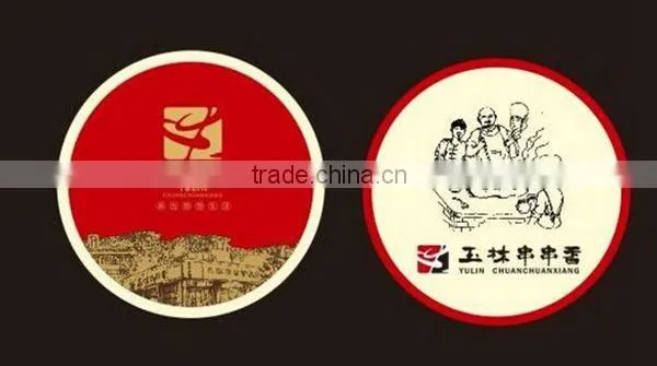 PE paper material sticker label printed low price
