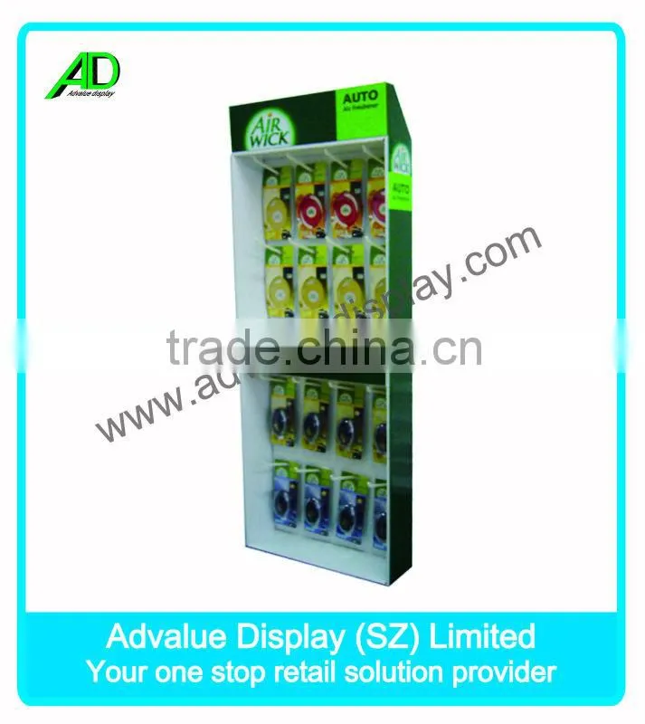 cardboard retail sidekick display with hooks