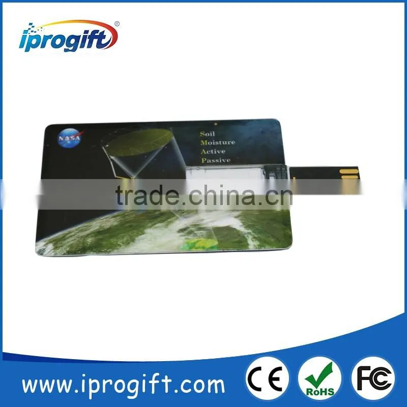 2016 wholesale Customized logo Personalized CREDIT CARD USB Flash Drive 32GB