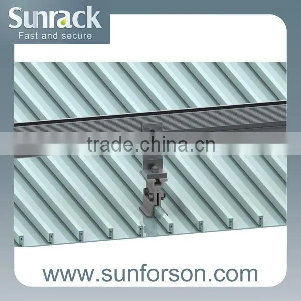 standing seam solar panel roof mounting rack/roof clamps