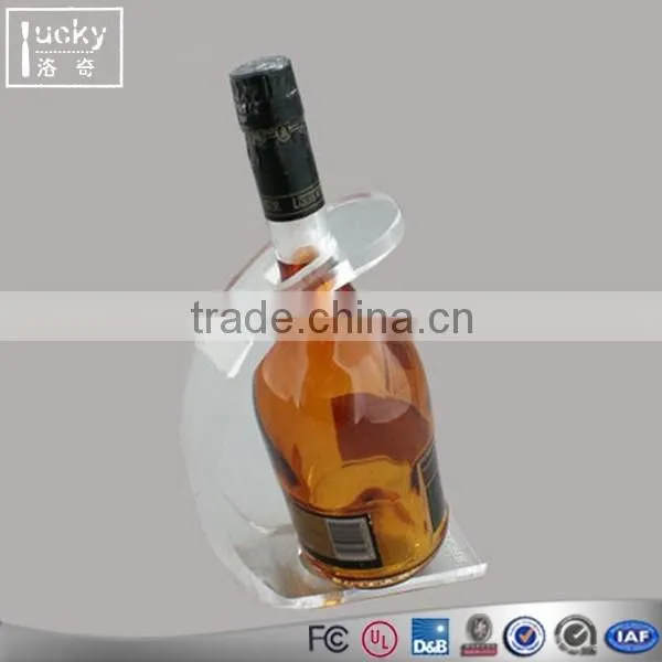 Hot selling Acrylic wine display stand for red wine
