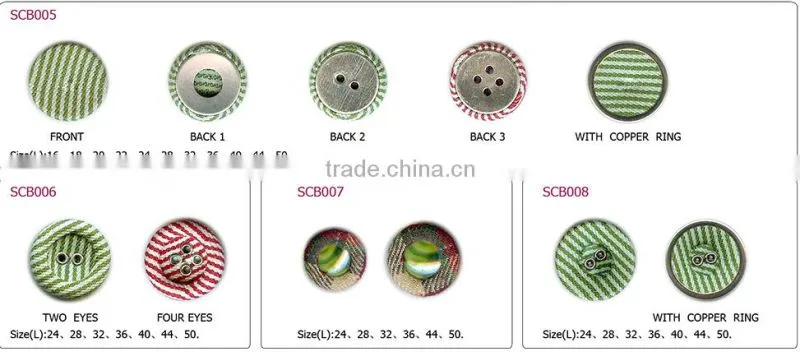 Custom made sewing buttons metal push button made in china