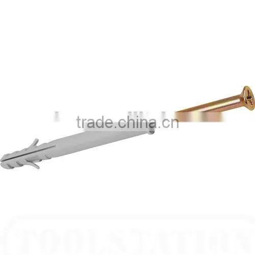 nylon frame fixing self-drilling anchor with nail screw