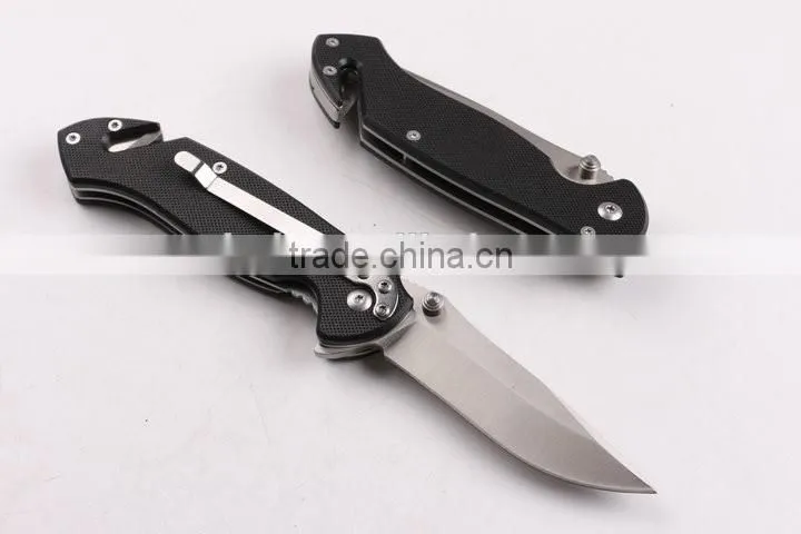 OEM G10 handle folding tactical knife for outdoor