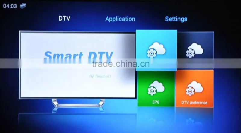 vigica C60T android IPTV box with DVB-T2 function tv box with wif antenna