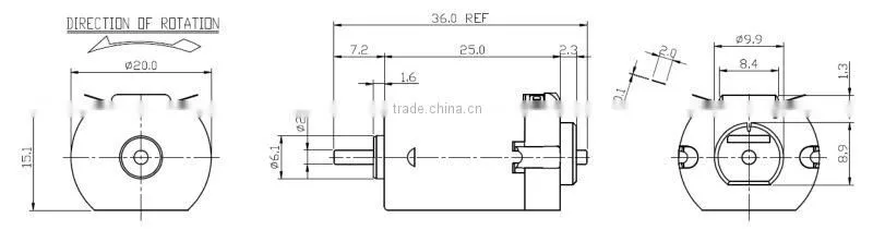 6V DC Electric Motor, Small Electric Toy Motors, High Rpm Mini Motor