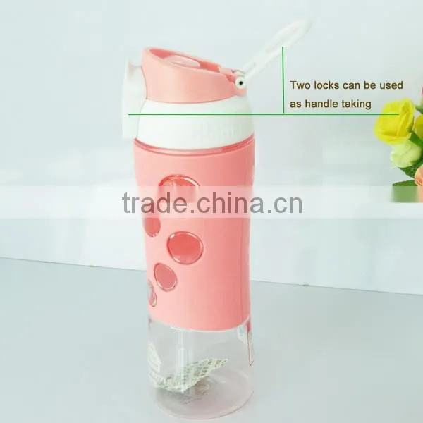 710 ML hygienic sports bottle with filter