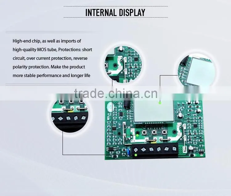 Factory price 12v 24v solar controller 20A for off-grid system use with digital LCD display