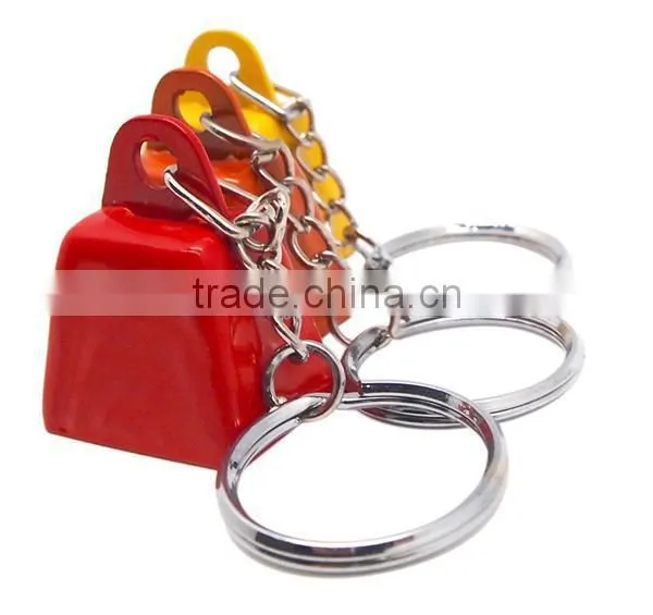 small bronze decorative bells with key chain