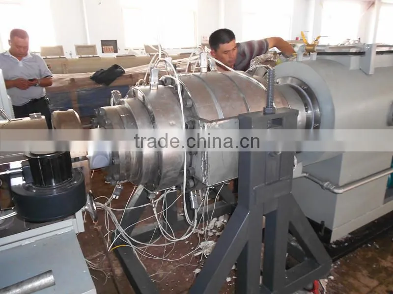 QING DAO 60-150mm PVC pipe extrusion machine