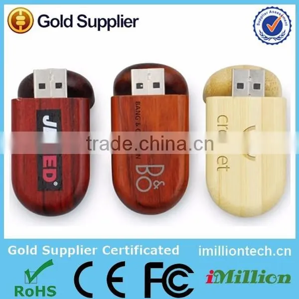 Eco friendly USB Drives Wood USB For Eco Marketing Campaign