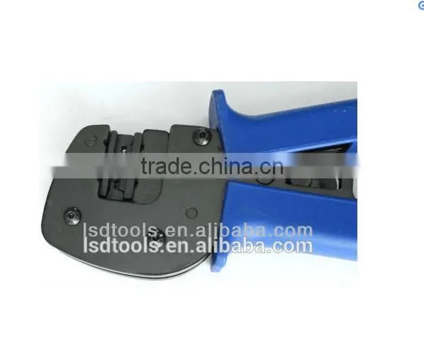 A-2546B Solar PV hand crimping tool for non-insulated open plug-type connectors 2.5~6mm2,LSD brand professional crimp plier