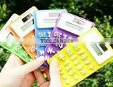 gifts digital electronic silicone mini folding calculator