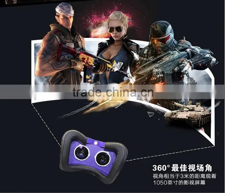 5inch 1280*780 Android 4.4 Quad core all in one VR 3D Glasses headset