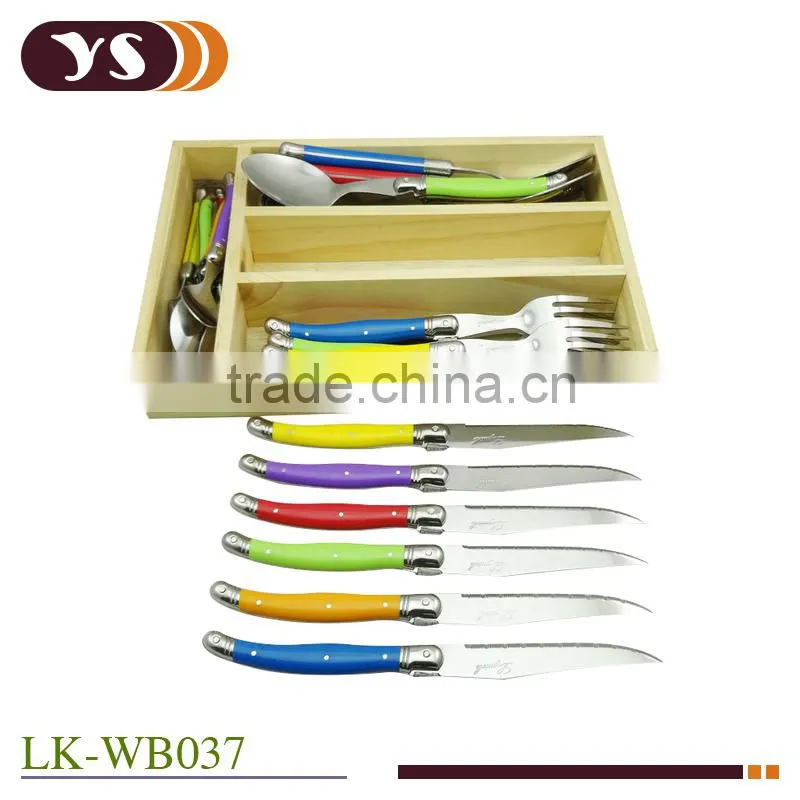 24pcs laguiole tableware set