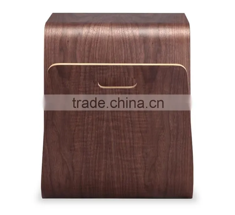 wood scando modern bendwood side table