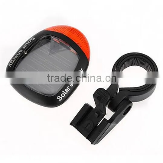 Solar Power Bike Bicycle Rear Tail light / Bicycle LED Tail Rear Light Lamp / led bicycle rear light