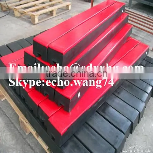 conveyor impact bars/UHMWPE Buffer Strip Impact Bed Bar/Impact Bed for Conveyor