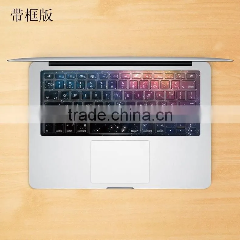 Factory directly for macbook keyboard skin keyboard sticker decal with various designs