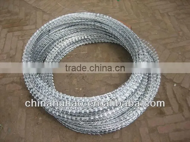 razor concertina barbed wire mesh security defences