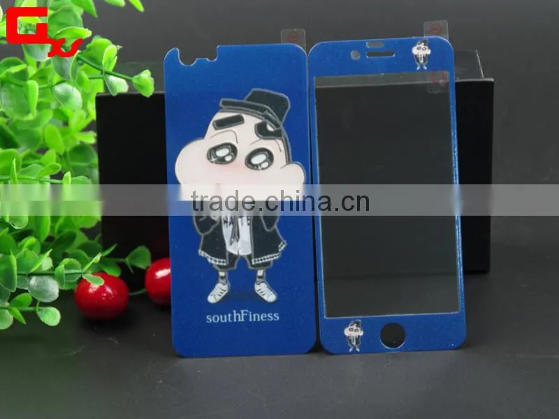 color mobile phone screen protective case for iphone pretty cartoon tempered glass screen protector