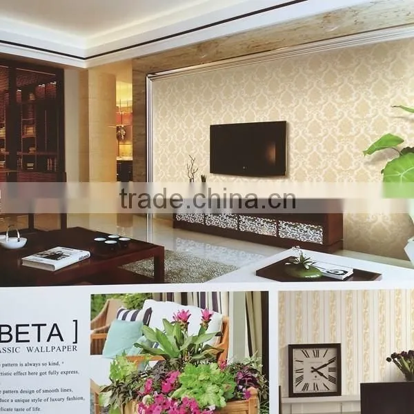 popular flower-de-luce vinyl wallpaper