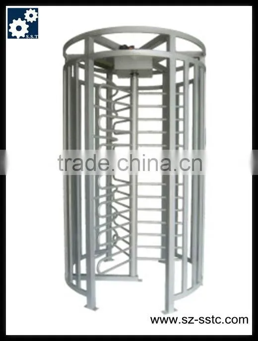 304 Stainless steel half height manual turnstile, baffle gate turnstile