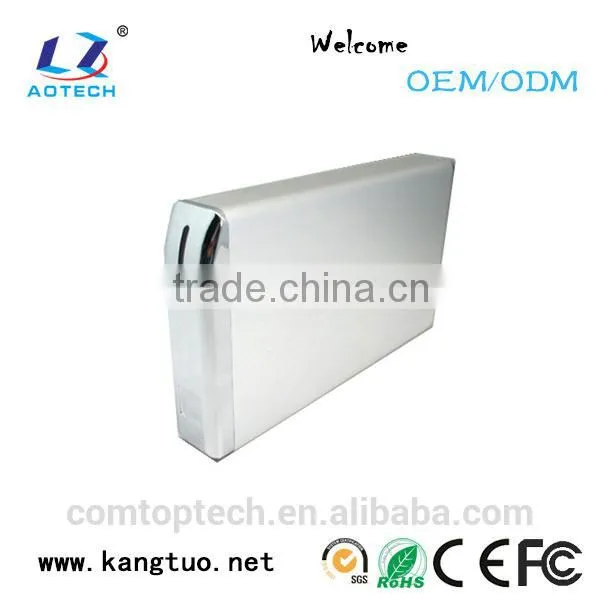 2014 New design 3.5 inch SATA/USB2.0/USB3.0 ethernet hdd enclosure