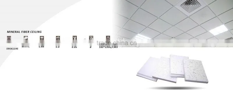2x2 Mineral Fiber Fireproof Integrated Ceiling