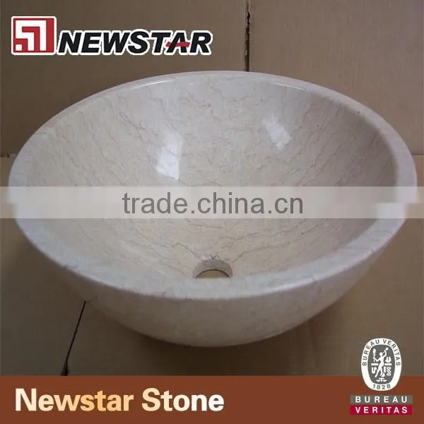 Newstar Natural Crema Marfil Marble Sink (100 designs)