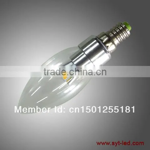UL CUL 2013 Hot 360 Degree 3W 4W 5W Dimmabel LED Candle Light
