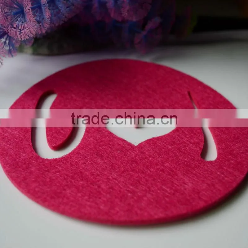 I Love You Coffee Cup Coaster Tea Cup Holder Mats