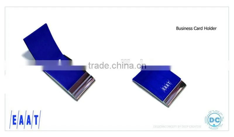 Corporate Gift PU and stainless steel name card holder,metal card holder,business card holder